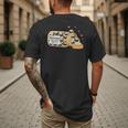 Pug Anti Depressant Mom Dad Kids Men's Back Print T-Shirt Pug Anti Depressant Mom Dad Kids Men's Back Print T-Shirt