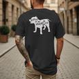Rescue Is My Favorite BreedShirt Pitbull Mam Dad Shirt Men's Back Print T-Shirt