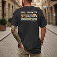 Retro Dad Daughter Squad Unbreakable Bond Father Daughter Men's Back Print T-Shirt Retro Dad Daughter Squad Unbreakable Bond Father Daughter Men's Back Print T-Shirt