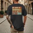 Retro Niece Nephew Auntie My Aunt Is Cooler Than My Dad Men's Back Print T-Shirt