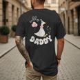 Silly Daddy Silly Goose Dad Birthday Family Matching Party Men's Back Print T-Shirt