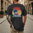 My Social Battery Is As Dead As My Dad Men's Back Print T-Shirt