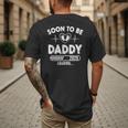 Soon To Be Daddy Est 2026 New Dad Fathers Day First Time Men's Back Print T-Shirt