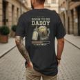 Soon To Be Daddy Fatherhood Baby Announcement Future Dad Men's Back Print T-Shirt