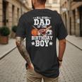 All Star Dad Of The Birthday Boy Basketball Soccer Sport Men's Back Print T-Shirt All Star Dad Of The Birthday Boy Basketball Soccer Sport Men's Back Print T-Shirt