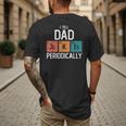 I Tell Dad Jokes Periodically Fathers Day Chemical Men's Back Print T-Shirt