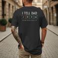 I Tell Dad Jokes Periodically Punny Fathers Day Dad Jokes Men's Back Print T-Shirt