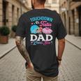 Touchdown Or Tutu Dad Loves You Gender Reveal Family Men's Back Print T-Shirt
