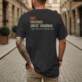Vintage Dad Grandad Great Grandad i Just Keep Getting Better Men's Back Print T-Shirt