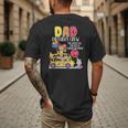 The Wheels On The Bus Dad Birthday Crew Party Toddler Kids Men's Back Print T-Shirt