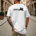 I Am 59 Plus 1 Middle Finger For A 60th Birthday Cat Mom Dad Men's Back Print T-Shirt I Am 59 Plus 1 Middle Finger For A 60th Birthday Cat Mom Dad Men's Back Print T-Shirt