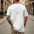 Baby Reveal Valentine Pregnancy Announce Daddy Shirt Men's Back Print T-Shirt