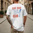 ON Back Cat Dad Club Life Is Better With Cats Father's Day Men's Back Print T-Shirt