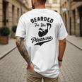 Bearded For Her Pleasure Bearded Dad Father Men's Back Print T-Shirt