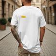 Best Expecting Dad Dad To Be Men's Back Print T-Shirt