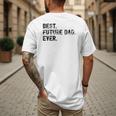 Best Future Dad Ever Gifts For Future Dad Men's Back Print T-Shirt