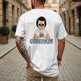 Bob's Burgers Gene Dad Portrait Men's Back Print T-Shirt
