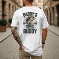 Boy Daddy Fishing Buddy Matching Fishing Bass Fishing Men's Back Print T-Shirt