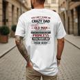 You Can’t Scare Me I Have A Crazy Dad Men's Back Print T-Shirt