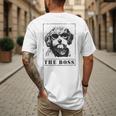 The Cavapoo Boss Mom Dad Dog Lover Men's Back Print T-Shirt
