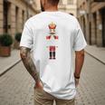 Cool Dad Nutcracker Christmas Family Matching Pajama Men's Back Print T-Shirt