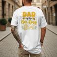 Dad Of The Bee Day Girl Flower Birthday Family Matching Men's Back Print T-Shirt