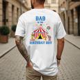 Dad Of The Birthday Boy Circus Ringmaster Party Birthday Men's Back Print T-Shirt