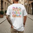 Dad Of The Birthday Ice Cream Family Matching Party Men's Back Print T-Shirt