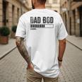 Dad BOD Loading 2024 Dad Fathers Day Baby Announcement Men's Back Print T-Shirt