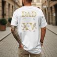 Dad Of The Miss Quince XV Birthday Mexican Quinceanera Men's Back Print T-Shirt