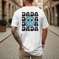 Dada One Happy Dude 1st Birthday Family Matching Men's Back Print T-Shirt