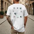 Daddy Houston We Have One Year Old Space Theme 1st Birthday Men's Back Print T-Shirt