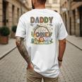 Daddy Of The Wild One 1St Birthday Boy Safari Jungle Men's Back Print T-Shirt