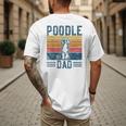 Dog Dad Vintage Poodle Dad Men's Back Print T-Shirt Dog Dad Vintage Poodle Dad Men's Back Print T-Shirt