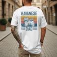Dog Havanese Dad Vintage Havanese Dad Men's Back Print T-Shirt