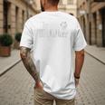 The Dogfather For Dog Dad For Men Men's Back Print T-Shirt