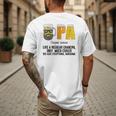 Drinking Opa Like A Regular Grandpa Much Cooler Beer Dad Men's Back Print T-Shirt