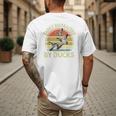 Easily Distracted Duck Hunting Dad Hunter Son Daughter Men's Back Print T-Shirt