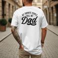 My Favorite People Call Me Dad Father's Day Men's Back Print T-Shirt