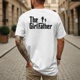 The Girl Father Dad Of Girls Daddy Daughter Men's Back Print T-Shirt