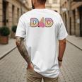 Ice Cream Dad 1st Birthday Matching Family Men's Back Print T-Shirt