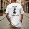 Its Fine Im Fine Everythings Fine Dog Mom Dad Lovers Men's Back Print T-Shirt