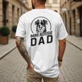Mini Aussie Dad Dog Owner For Men Dad Christmas Men's Back Print T-Shirt
