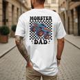 Monster Truck Dad Family Matching Monster Trucks Birthday Men's Back Print T-Shirt