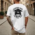 Swim Senior Dad 2026 The Final Heat Men's Back Print T-Shirt