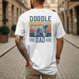 Vintage Doodle Dad Aussie Doodle & Goldendoodle Men's Back Print T-Shirt Vintage Doodle Dad Aussie Doodle & Goldendoodle Men's Back Print T-Shirt