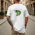Youth Boy My Lucky Fishing-Shirt Bass Fish Dad Men's Back Print T-Shirt