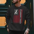4th Of July US Flag Cheer Dad Shirt For Father's Cheer Men Sweatshirt
