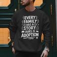 Adoptive Mom Adoption Dad And Adoption Day Foster Care Men Sweatshirt