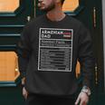 Armenian Dad Nutrition Facts National Pride For Dad Men Sweatshirt